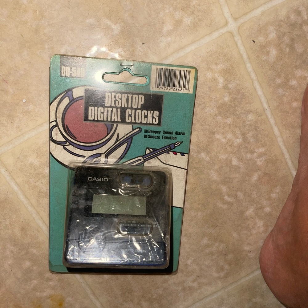 VINTAGE CASIO DESKTOP DIGITAL CLOCK